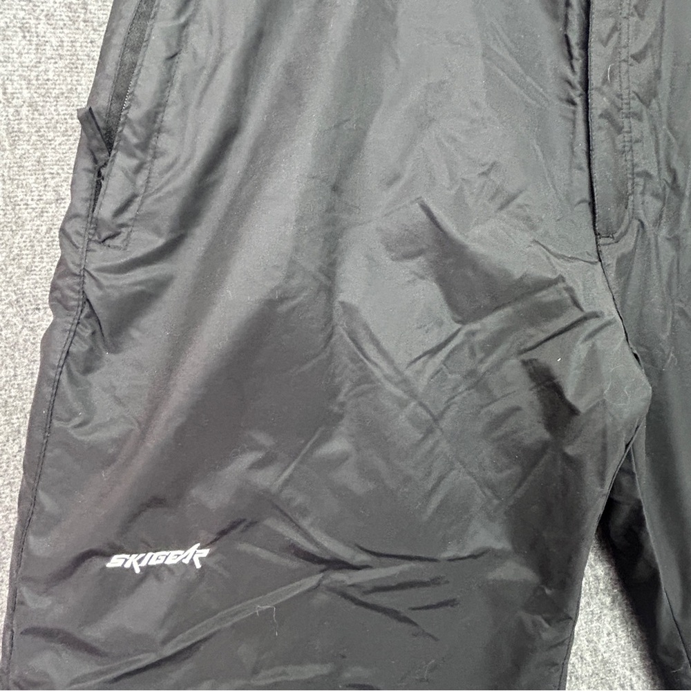 Ski Gear Snow Pants Mens XL Black ThermaTech Insulated Water Resistant Ski - Picture 9 of 16